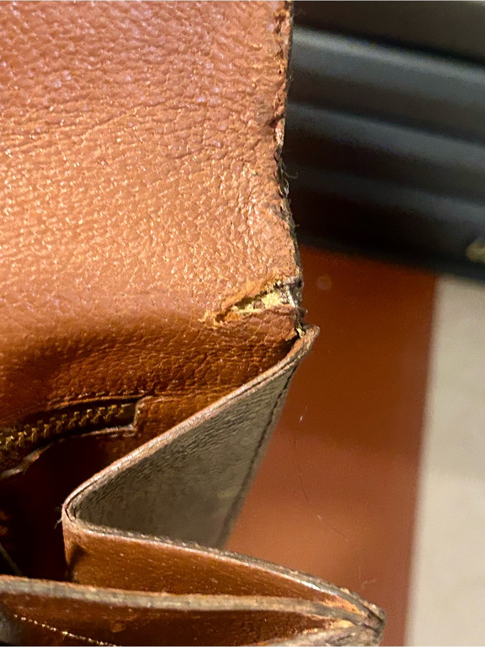 Louis Vuitton Monogram Porte-Documents Sénateur Vintage from 70/80’s. - Picture 10 of 16